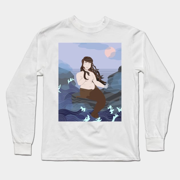 Selkie Long Sleeve T-Shirt by Blame_the_Artist